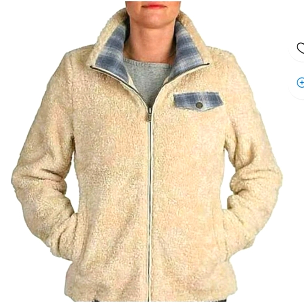 Pendleton Fuzzy Full Zip Sherpa Jacket Size Large